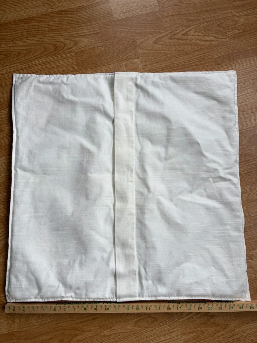 Pottery Barn cotton linen Pink & Gold Floral Paisley Square pillow cover 24” EUC